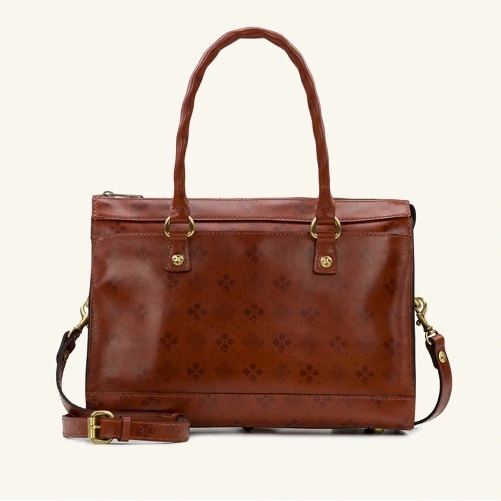 Patricia Nash Josselin Satchel Signature Floret Print